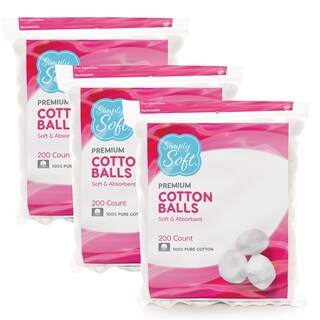 Foto 1 | Bolas De Algodón Medline Simply Soft Premium 100% Algodón 600 - Venta Internacional.