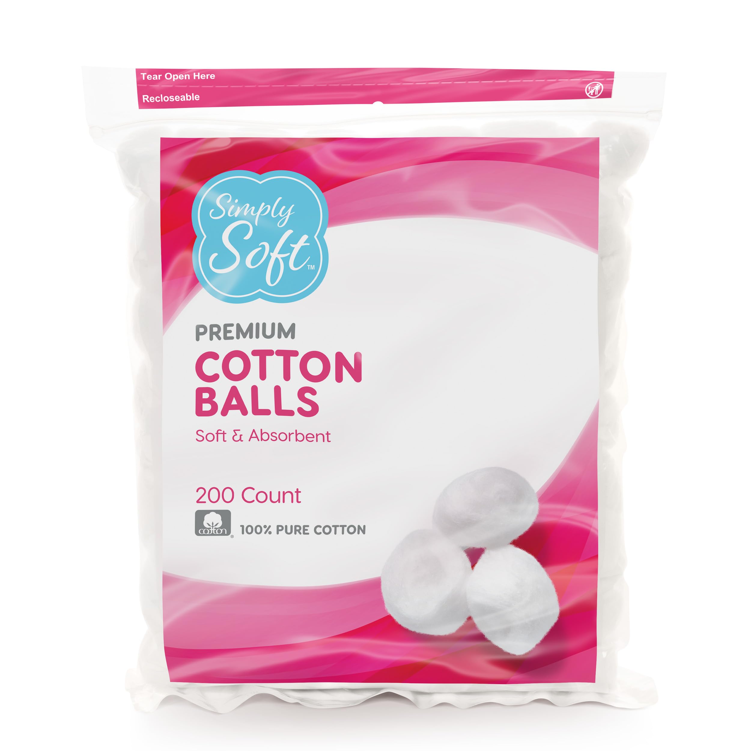 Foto 2 | Bolas De Algodón Medline Simply Soft Premium 100% Algodón 600 - Venta Internacional.
