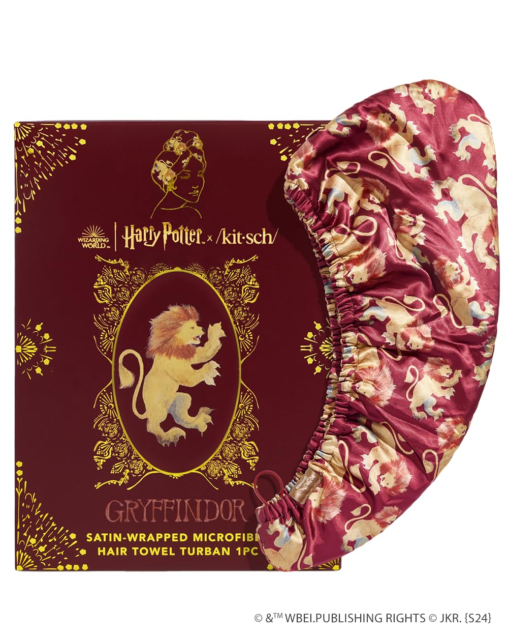 Foto 2 pulgar | Toalla De Pelo Kitsch Harry Potter X Satin Microfiber - Venta Internacional.