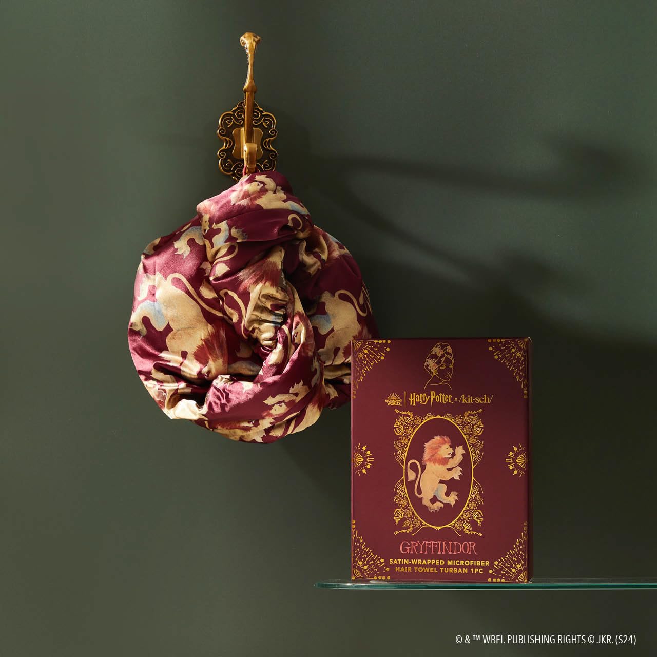 Foto 8 pulgar | Toalla De Pelo Kitsch Harry Potter X Satin Microfiber - Venta Internacional.