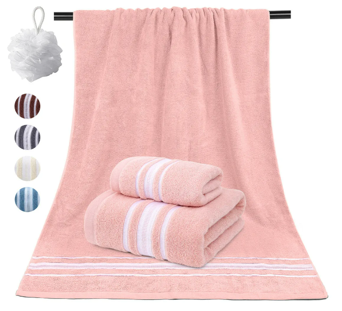 Foto 4 pulgar | Juego De Toallas De Baño Premium Xtellar, 100% Algodón, Tamaño Grande Y Mediano