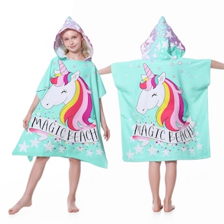 Foto 1 | Poncho Con Capucha Mokani Toalla De Playa Suave De Microfibra Para Niños - Venta Internacional.