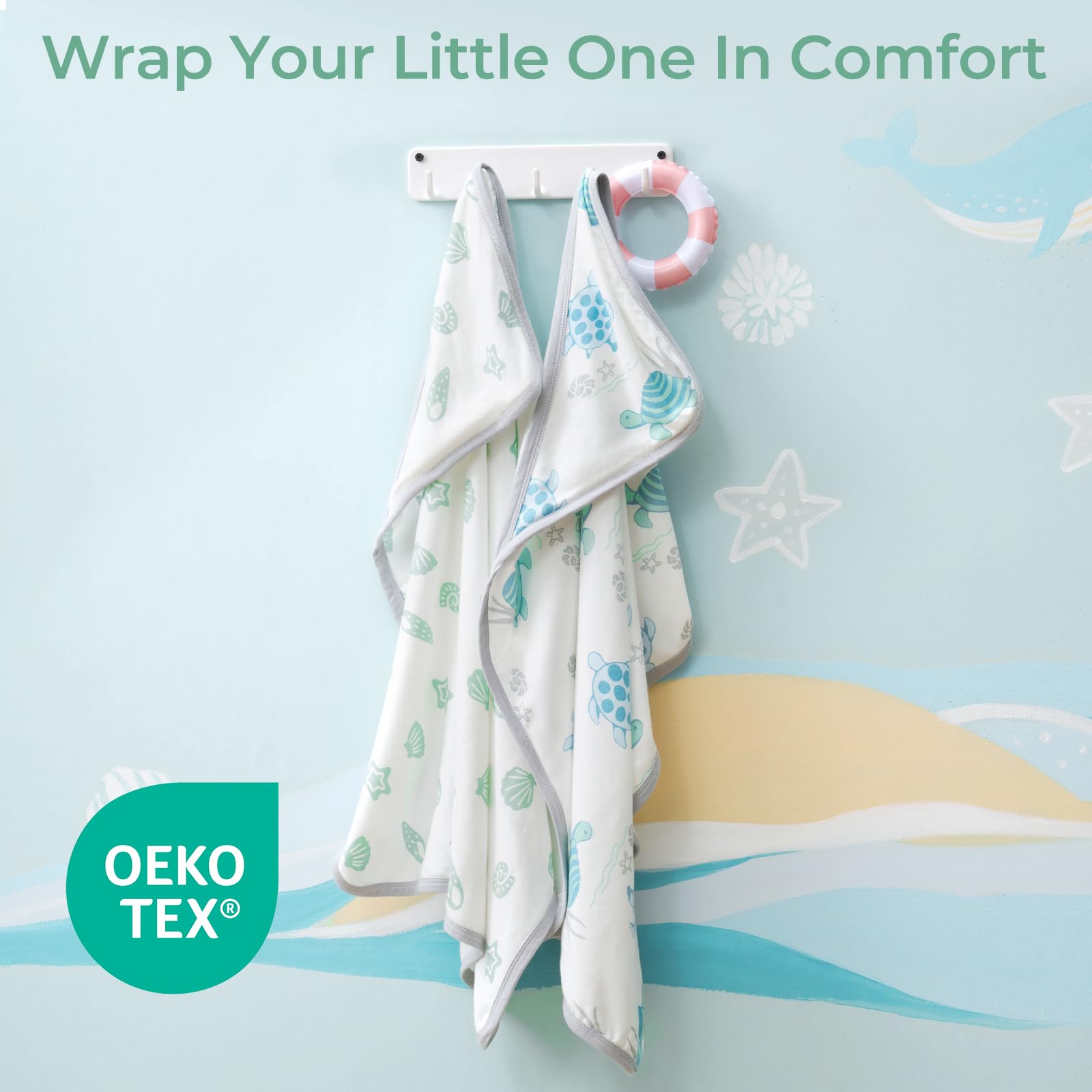 Foto 5 | Toalla De Bebé Momcozy Con Capucha, Diseño Original, Suave Y Absorbente - Venta Internacional.