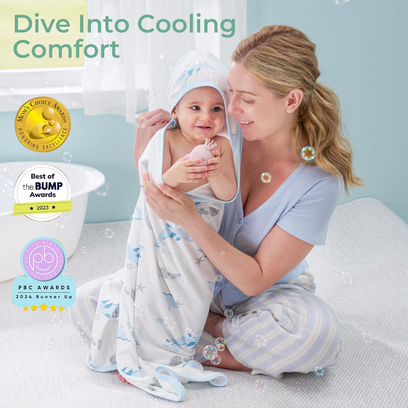 Foto 5 pulgar | Toalla De Bebé Momcozy Con Capucha, Diseño Original, Suave Y Absorbente - Venta Internacional.