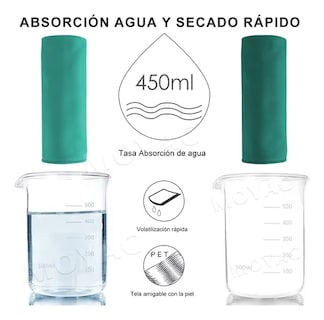 Foto 2 | 3pz Toalla Xtellar De Microfibra Secado Rápido Toalla Deportiva Gym