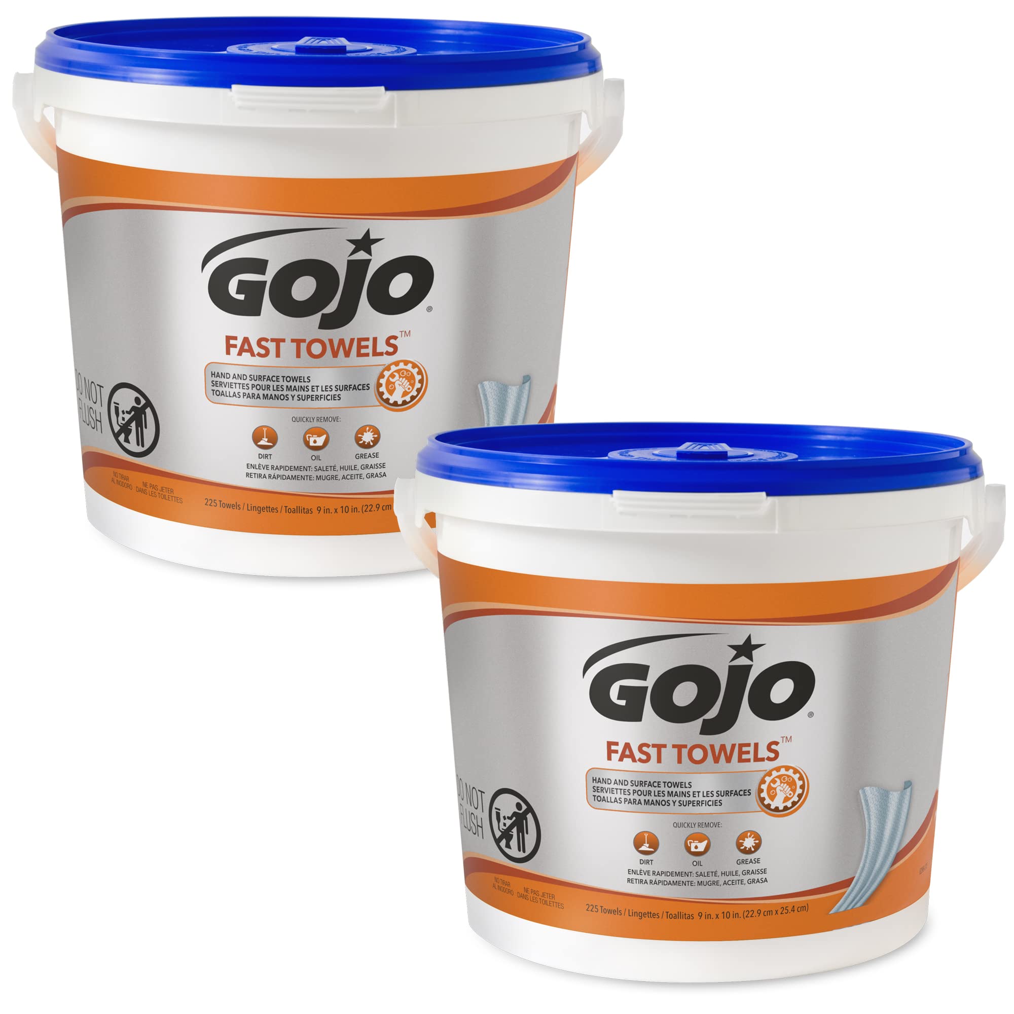 Toalla Húmeda Gojo Fast Towels Con Aroma Fresco A Cítricos  225 Unidades  2 - Venta Internacional.