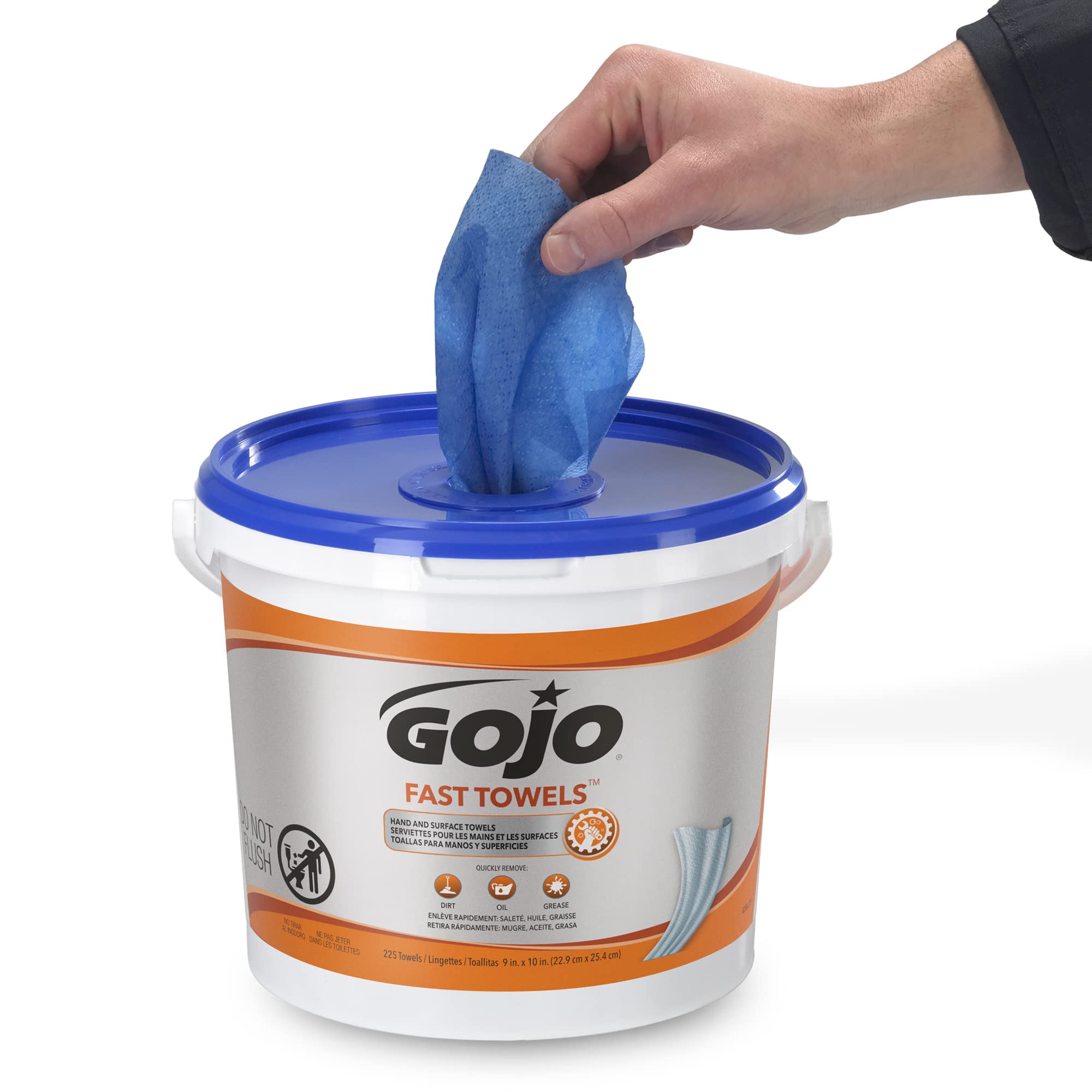 Foto 3 pulgar | Toalla Húmeda Gojo Fast Towels Con Aroma Fresco A Cítricos  225 Unidades  2 - Venta Internacional.