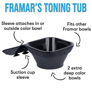 Foto 2 | Tinte Para El Cabello Framar Toning Tub Con Ventosa - Venta Internacional.