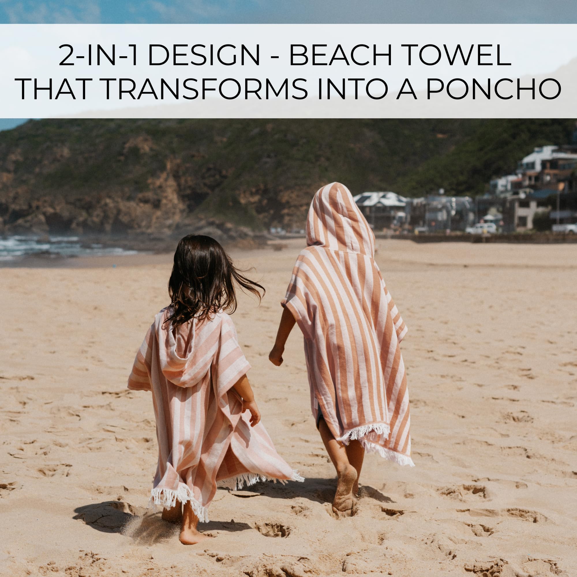 Foto 4 pulgar | Toalla De Playa Con Capucha Zicoto Para Niños De 1 A 3 Años  Algodón De Primera Calidad - Venta Internacional.
