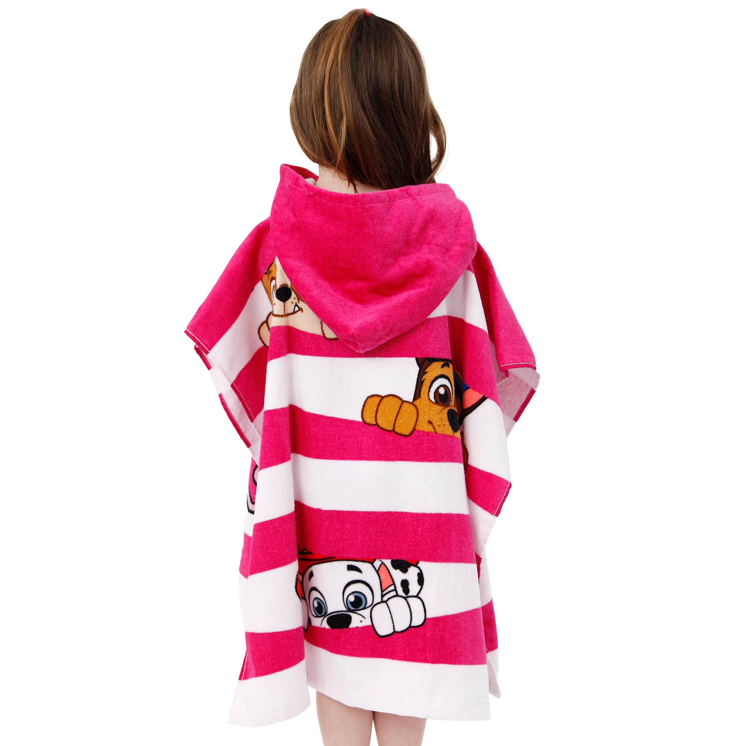 Foto 5 pulgar | Poncho con Capucha Paw Patrol Skye color Rosa para Niñas - Venta Internacional