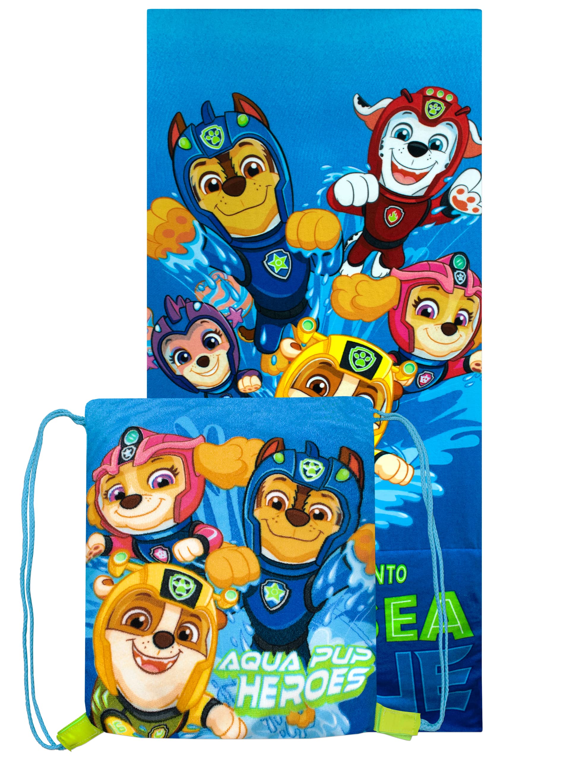 Foto 2 pulgar | Toallero Paw Patrol 2 En 1 Beach Essentials Para Niños - Venta Internacional.