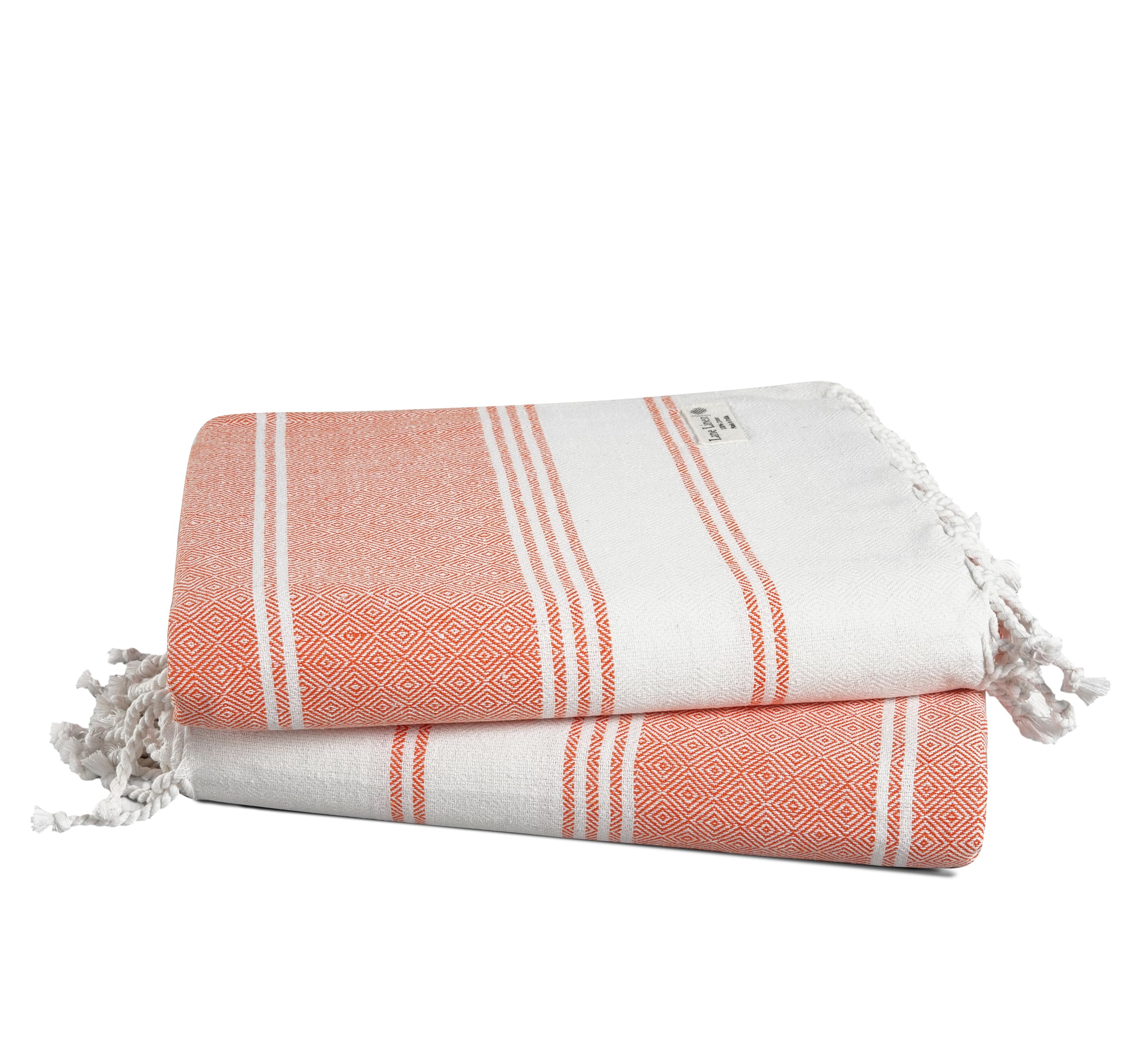 Toalla De Playa Lane Linen Turca 100% Lino, 100 X 180 Cm, Paquete De 2 - Venta Internacional. $652