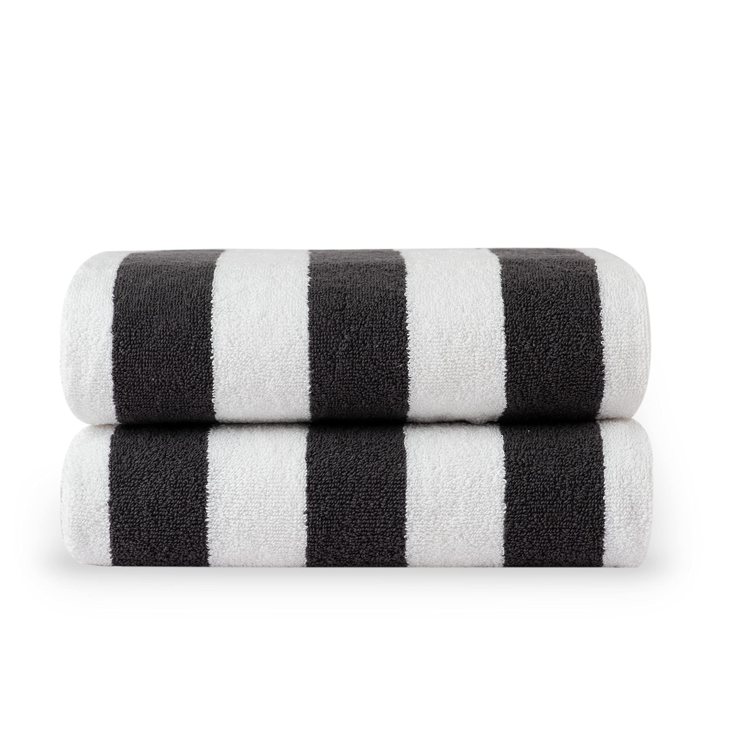 Toalla De Playa Lane Linen, 100% Algodón, 2 Unidades, Para Mujer, Color Gris - Venta Internacional. $994