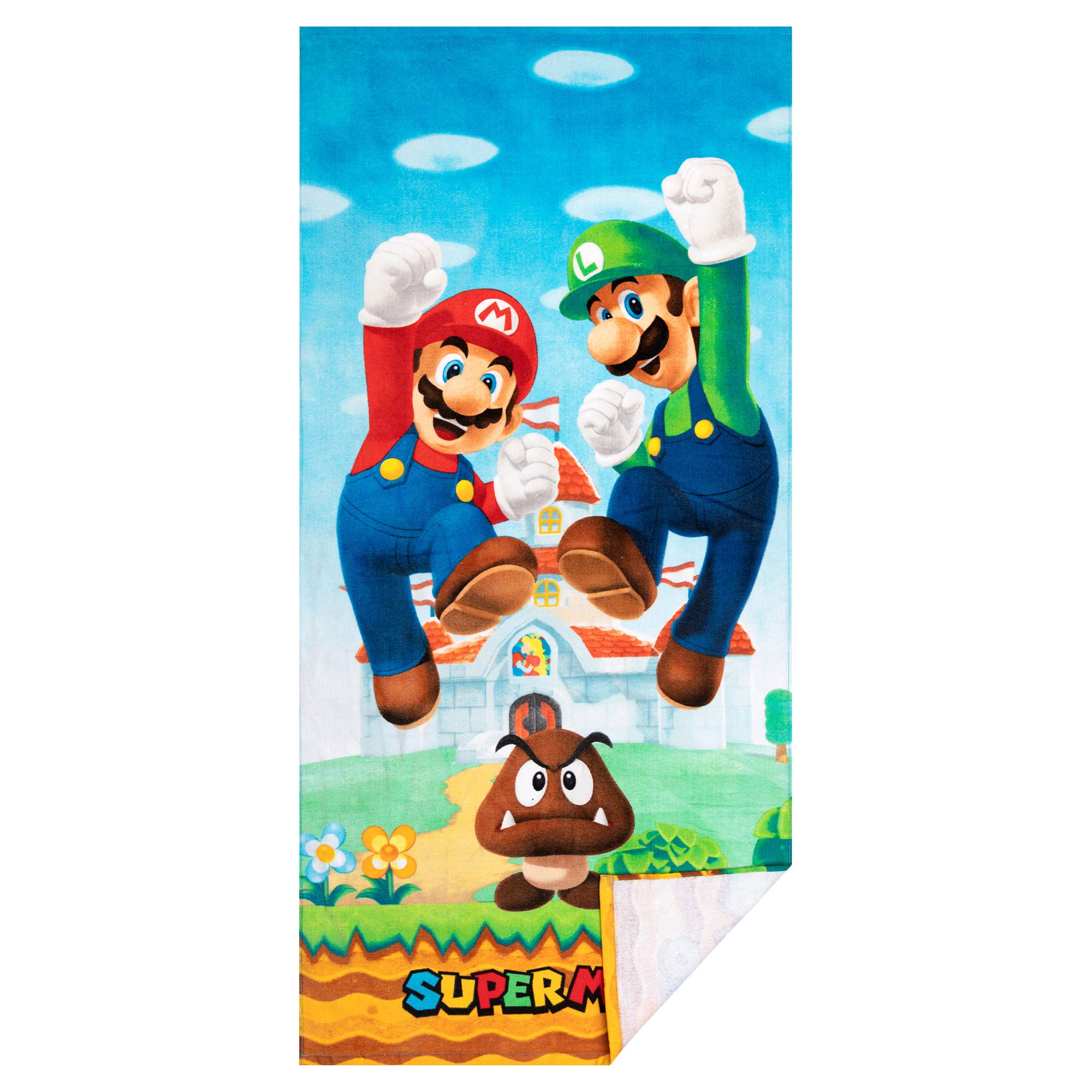 Foto 3 pulgar | Toalla Super Mario de Algodón 140x70 cm - Venta Internacional