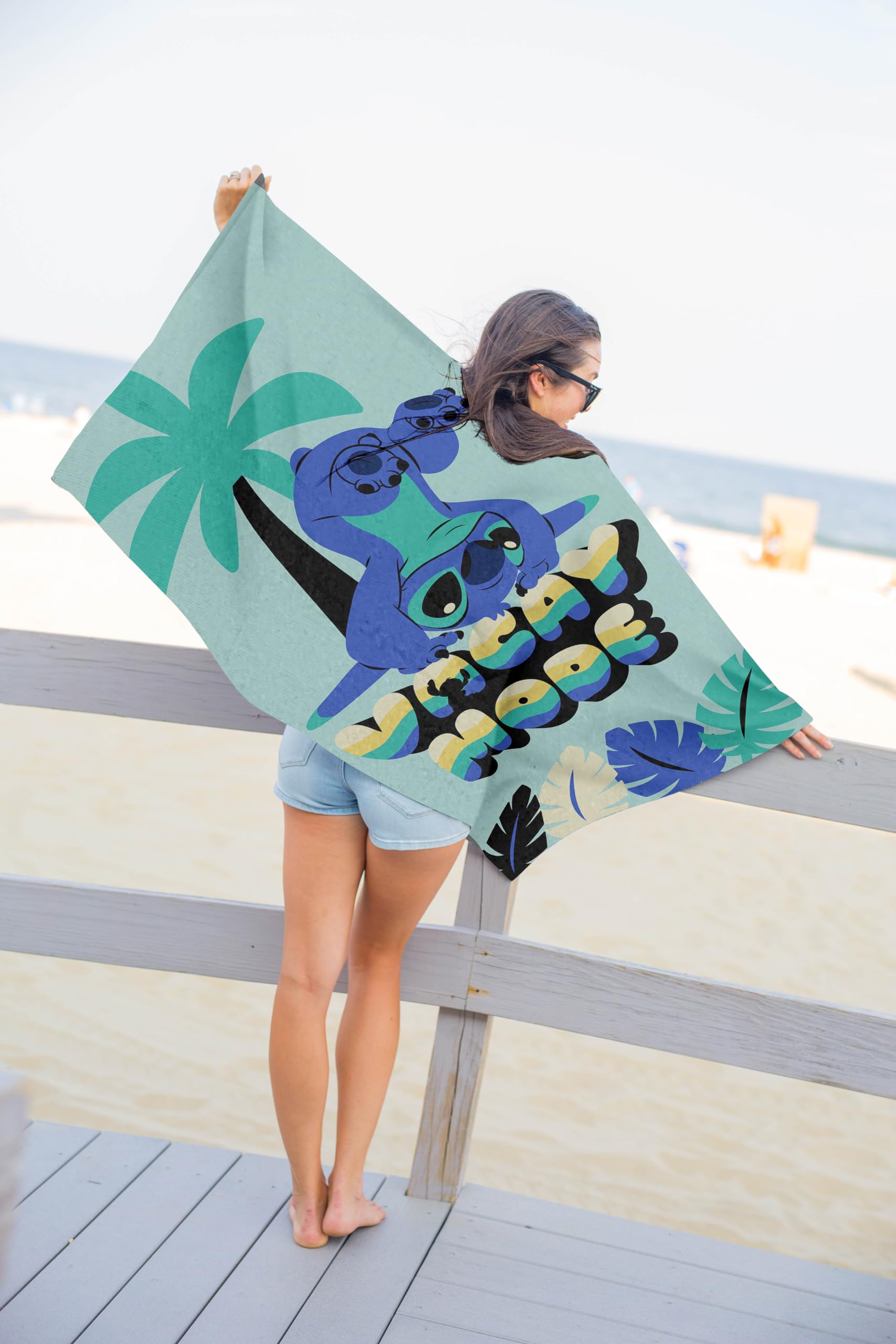 Foto 2 | Toalla de Playa Jay Franco Disney Lilo & Stitch Algodón - Venta Internacional
