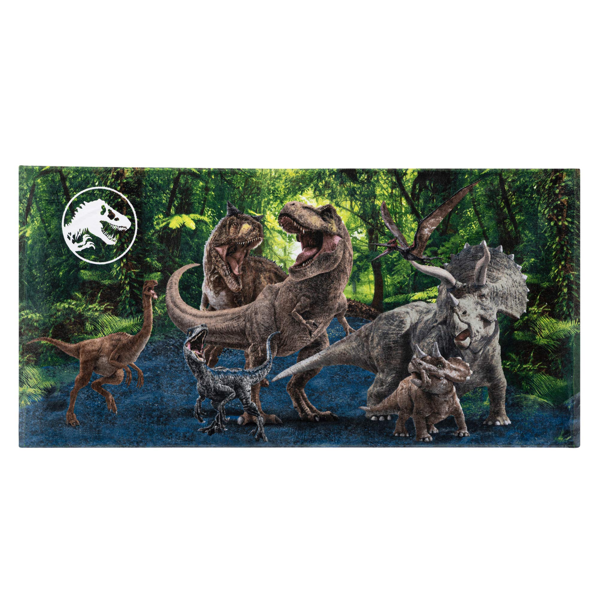 Foto 3 pulgar | Toalla Franco Kids Jurassic World 100% Algodón 147 Cm X 71 Cm - Venta Internacional.