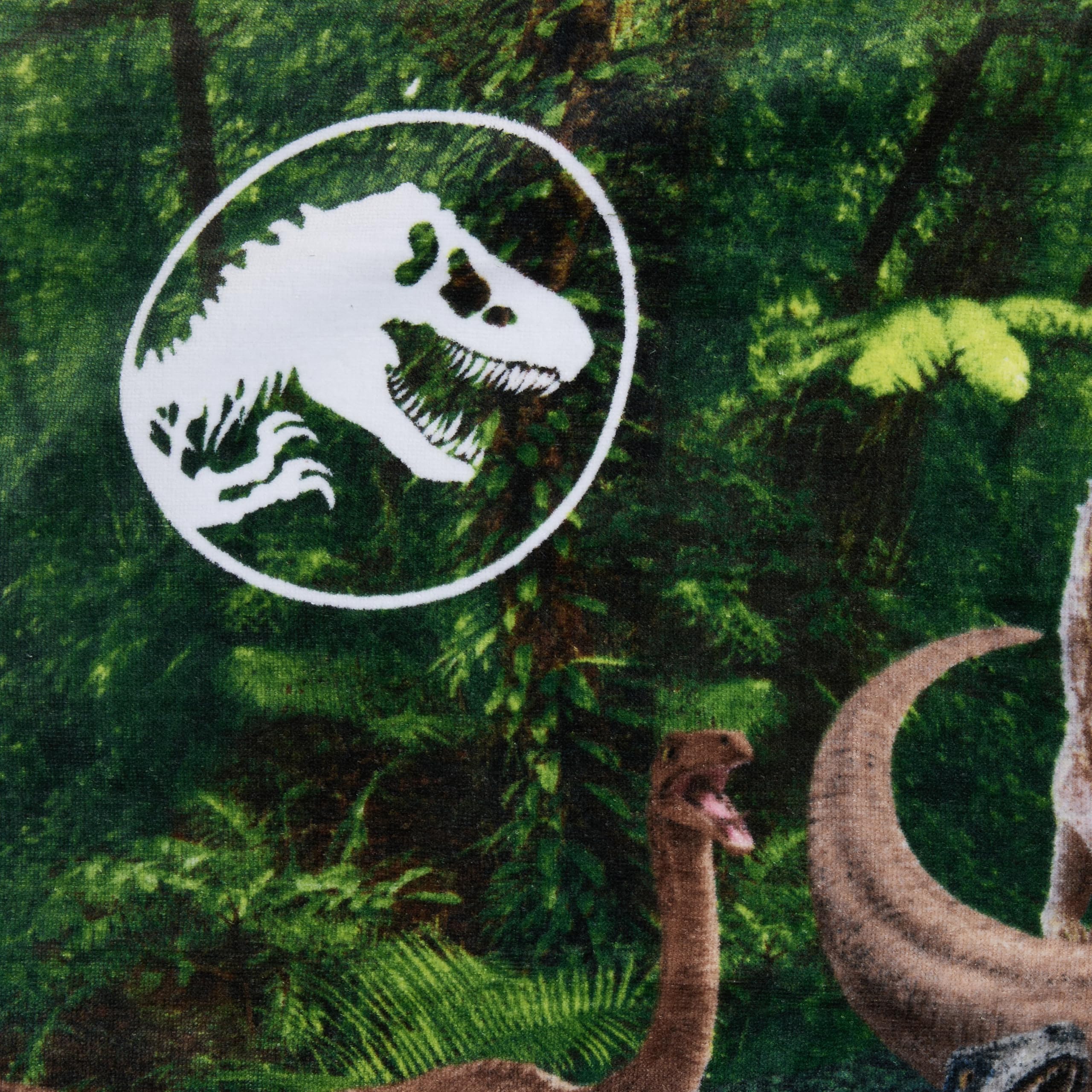 Foto 3 pulgar | Toalla Franco Kids Jurassic World Dominion Blue Velociraptor - Venta Internacional.