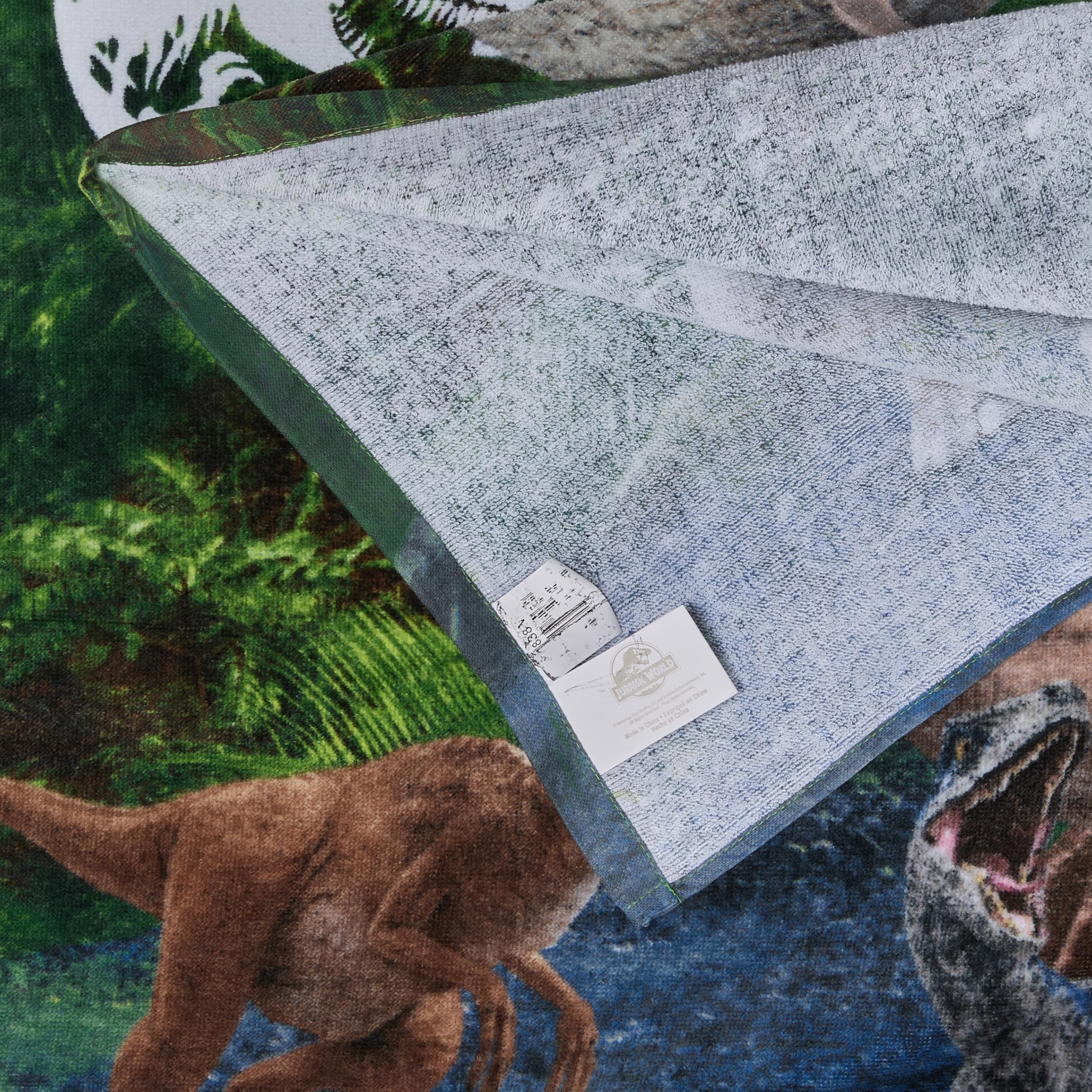 Foto 4 pulgar | Toalla Franco Kids Jurassic World Dominion Blue Velociraptor - Venta Internacional.