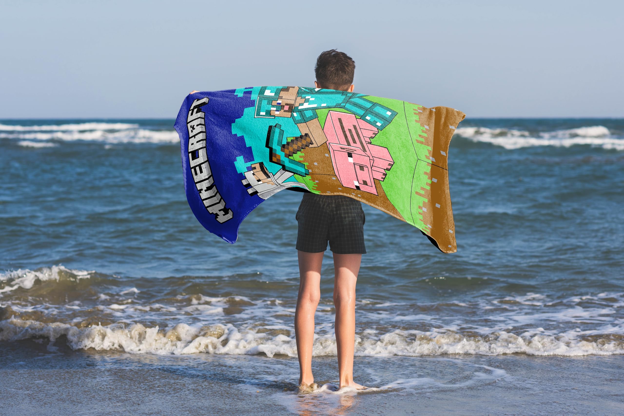 Foto 3 pulgar | Toalla de Playa Jay Franco Minecraft Kids 70 x 140 cm - Venta Internacional
