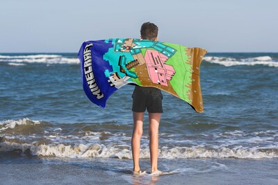 Foto 2 | Toalla de Playa Jay Franco Minecraft Kids 70 x 140 cm - Venta Internacional