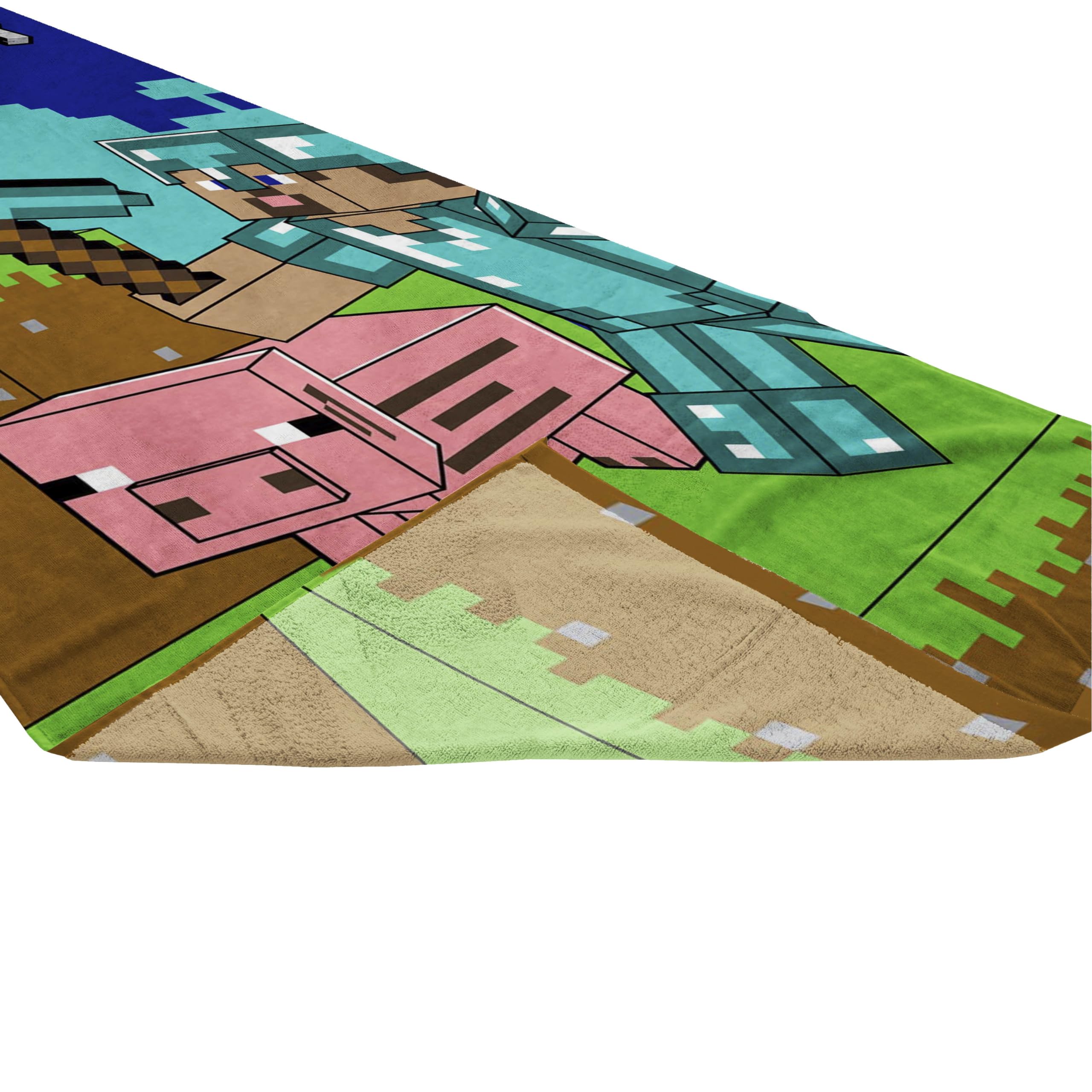 Foto 7 pulgar | Toalla de Playa Jay Franco Minecraft Kids 70 x 140 cm - Venta Internacional
