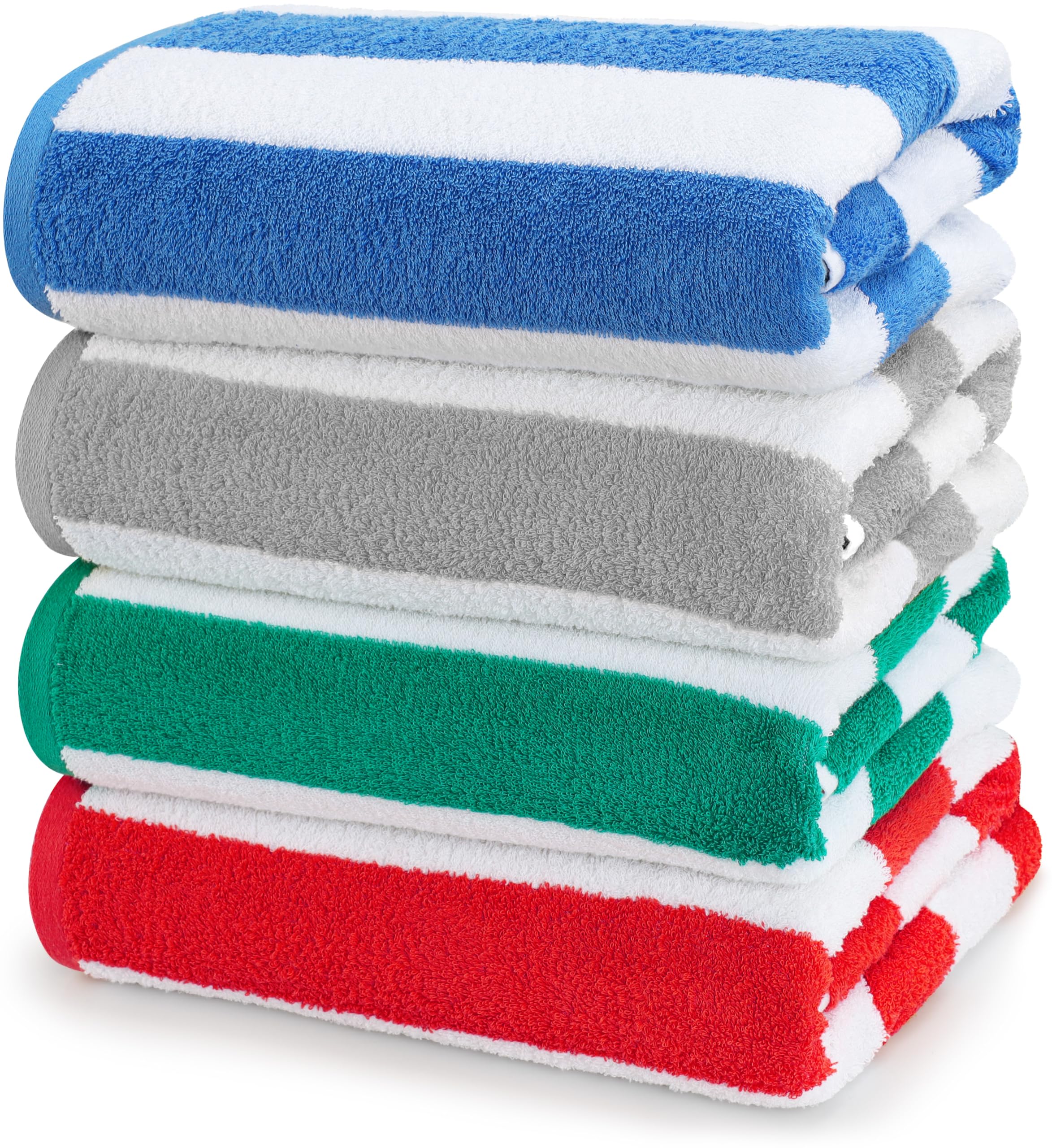 Toalla De Playa Utopia Towels Cabana Stripe, 100% Algodón, 76 X 152 Cm - Venta Internacional.
