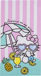 Foto 1 | Toalla De Playa Northwest Hello Kitty Rosa 70x140 Cm - Venta Internacional.