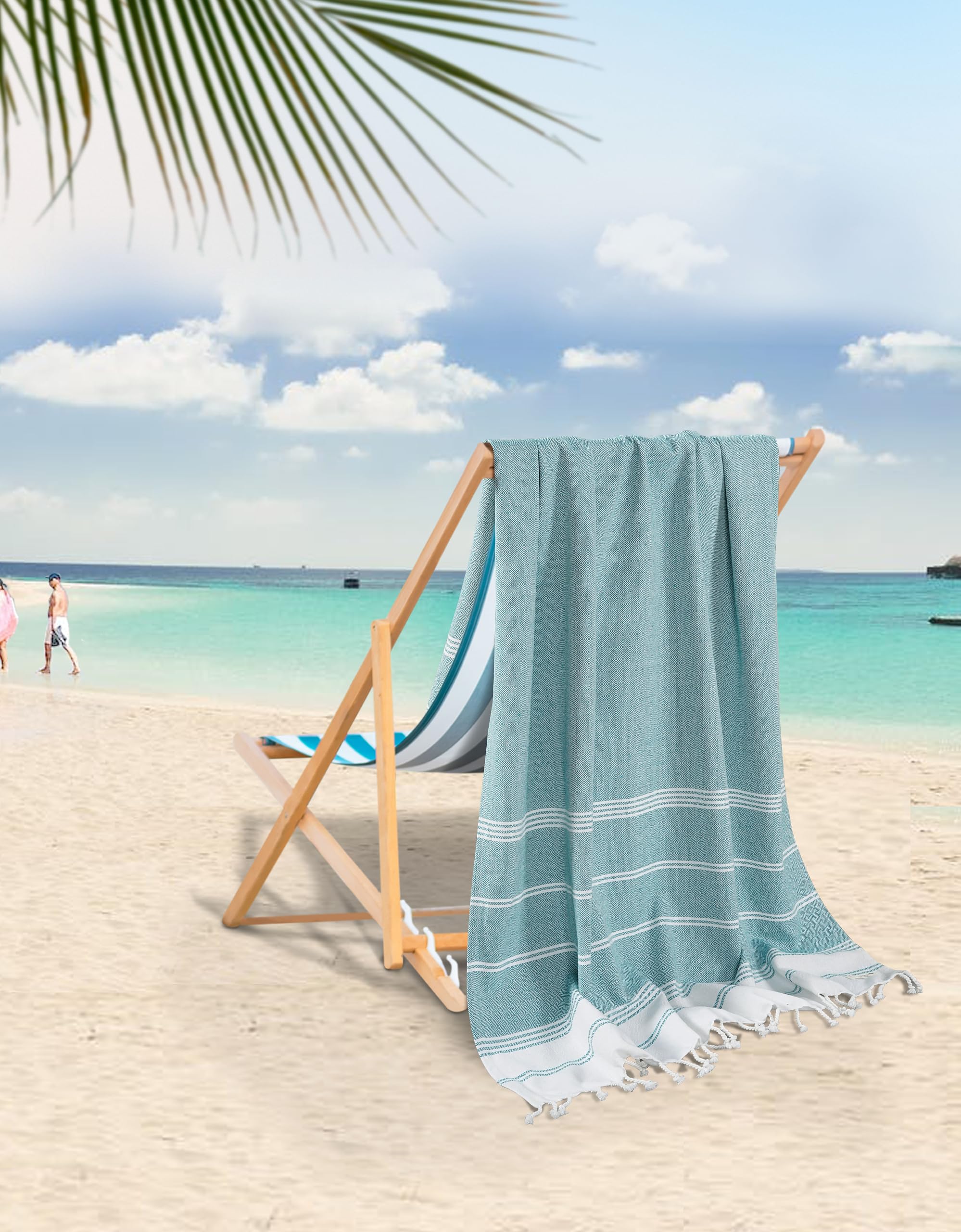 Foto 3 pulgar | Toallas De Playa Lane Linen Beach Party 39 X 71 Cm, Paquete De 12 - Venta Internacional.
