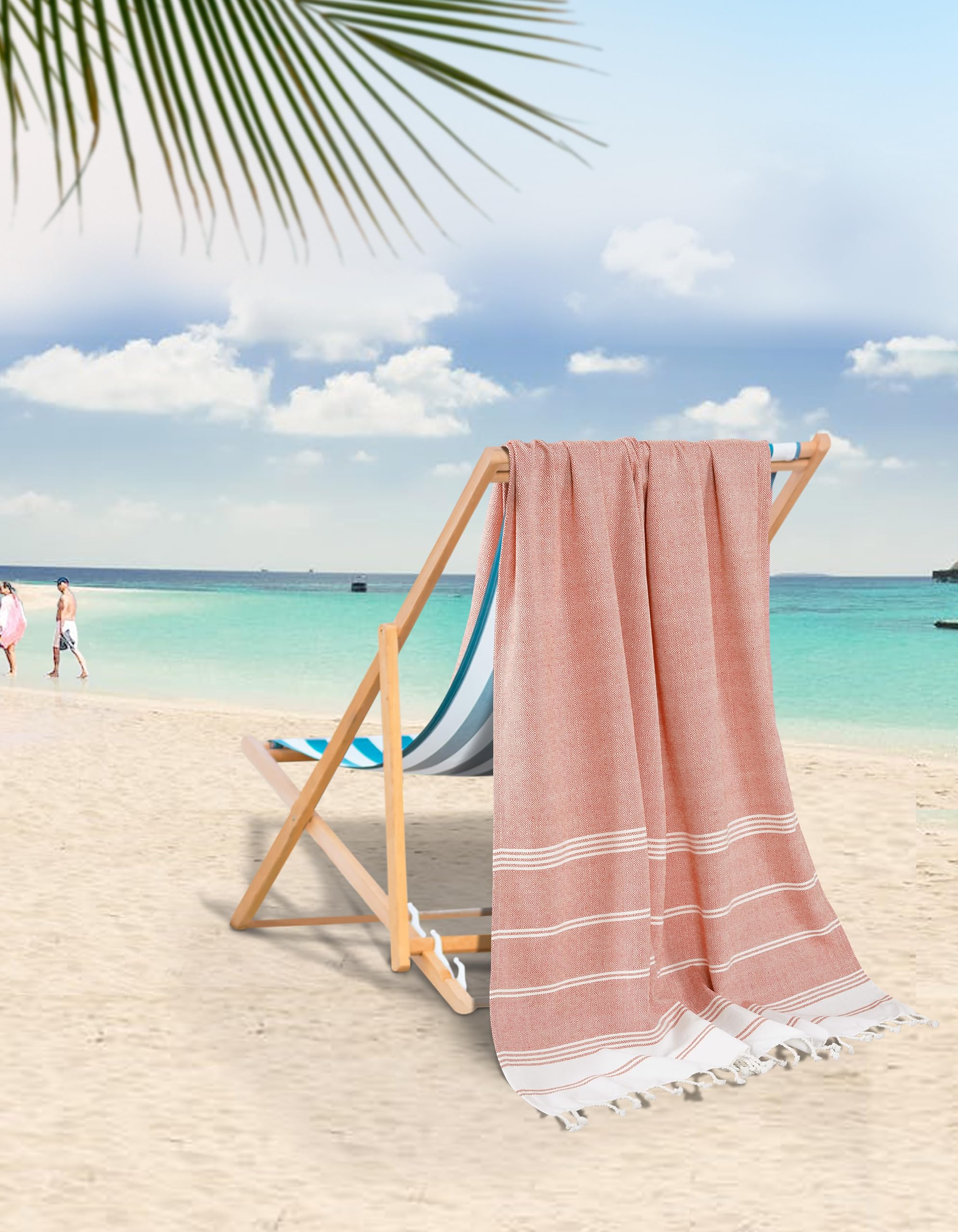 Foto 7 pulgar | Toallas De Playa Lane Linen Beach Party 39 X 71 Cm, Paquete De 12 - Venta Internacional.