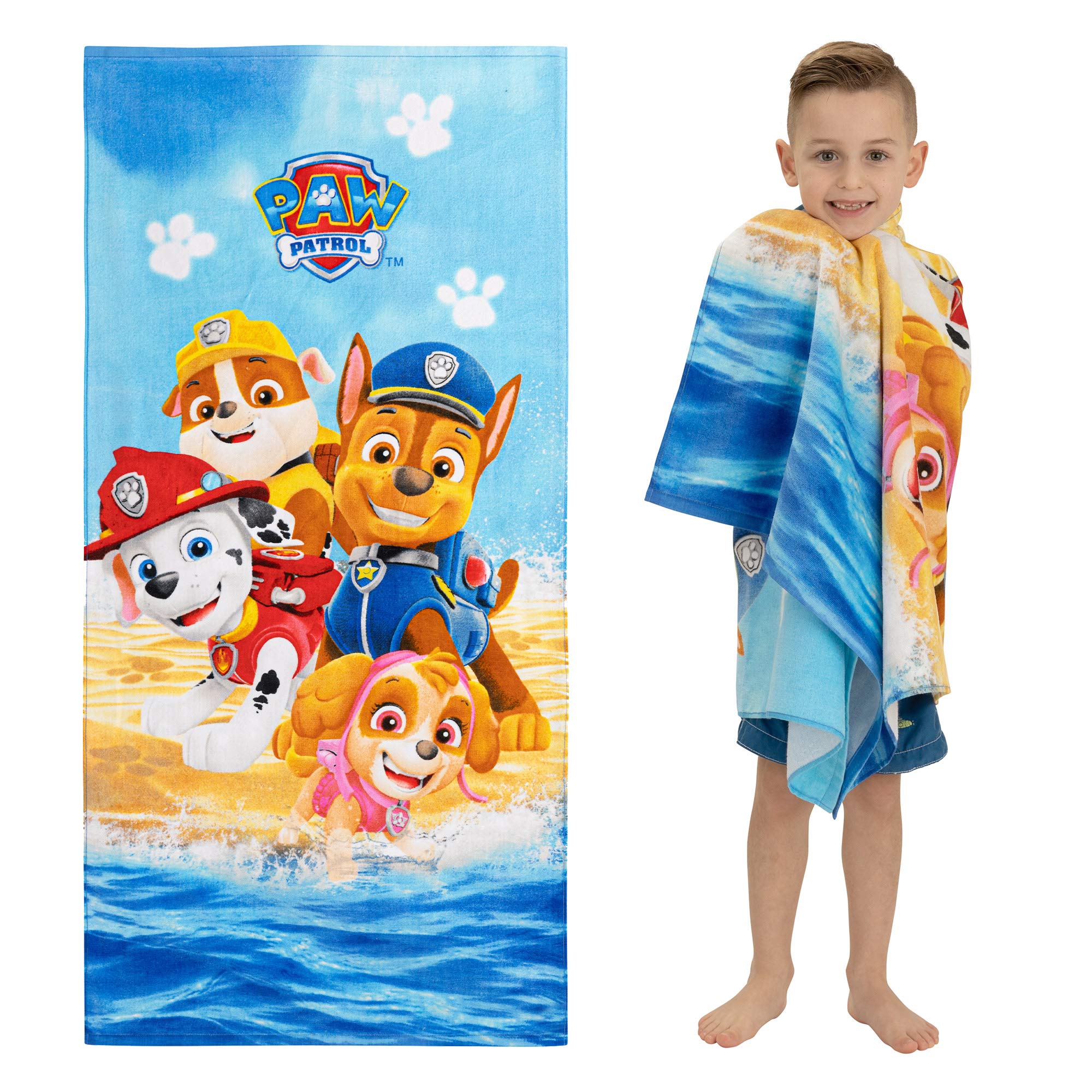 Toalla Franco Kids Paw Patrol 100% Algodón 147 X 71 Cm - Venta Internacional. $673