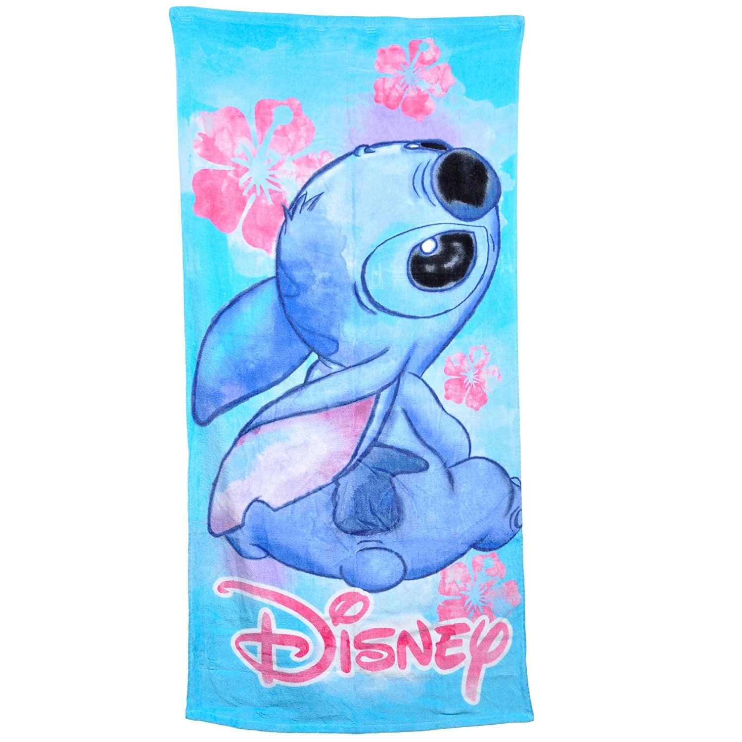 Foto 1 | Toalla De Playa Disney Con Puntadas Florales De Algodón  70 X 145 Cm - Venta Internacional.