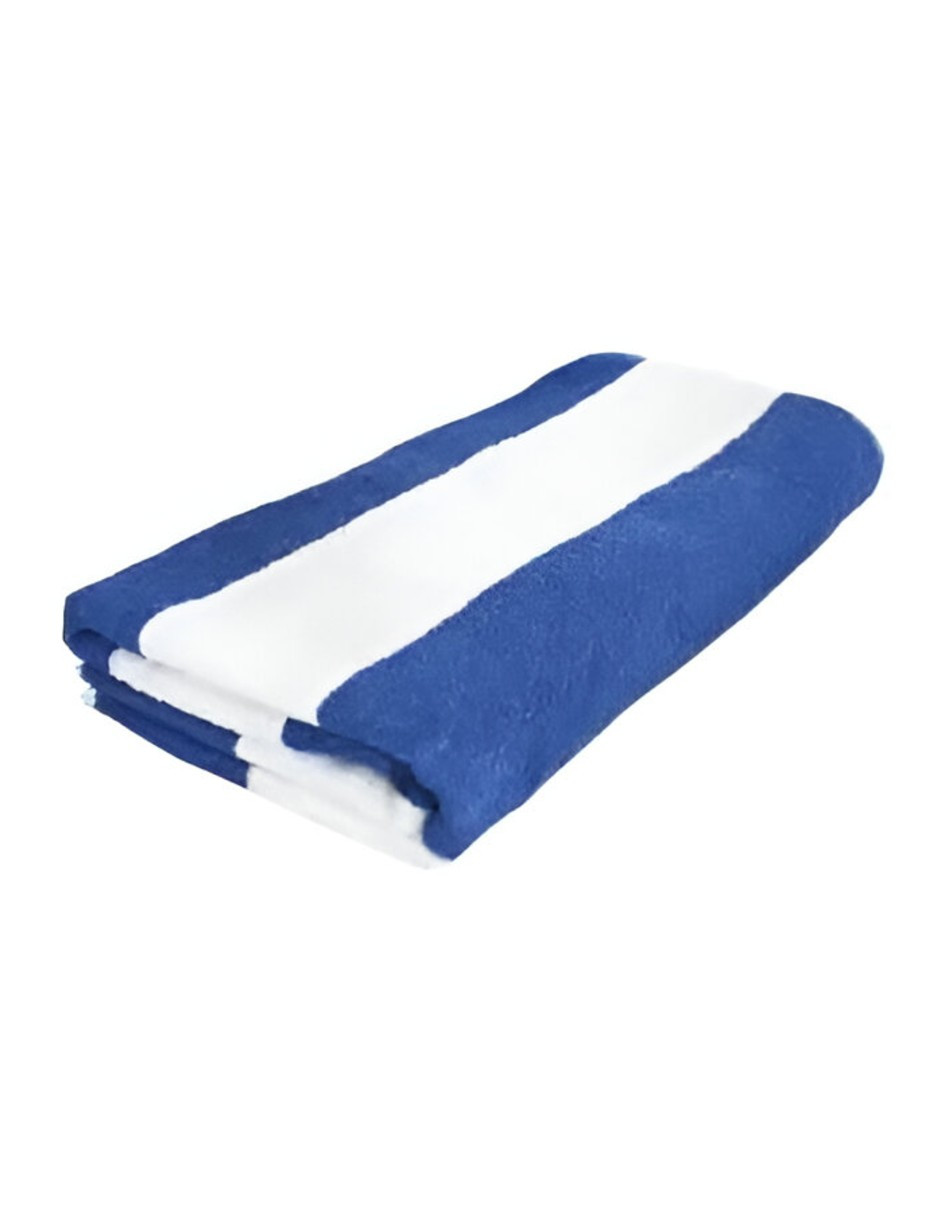 Foto 4 pulgar | Toalla Rayada Extra Grande Azul + Gratis Termo Güish De Regalo
