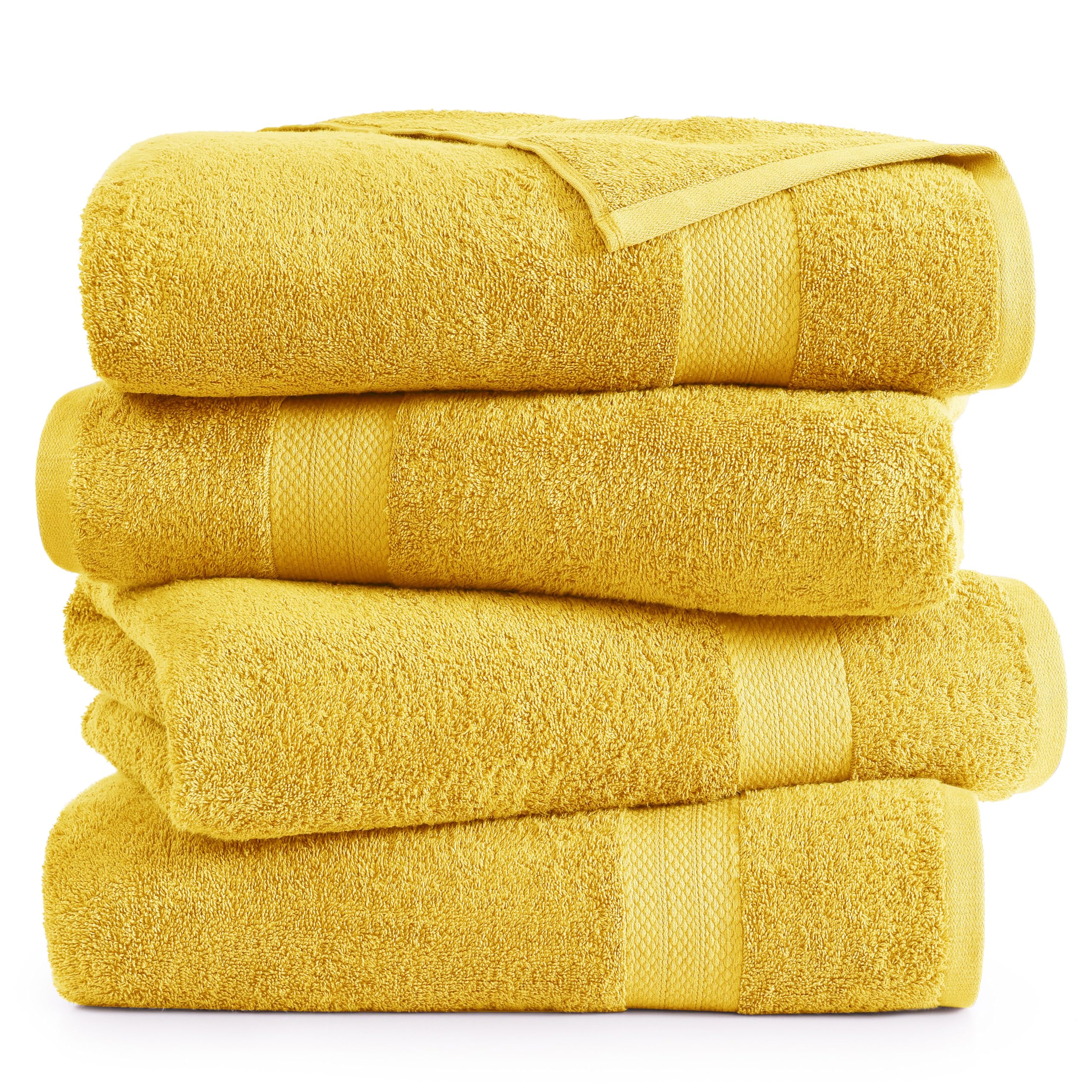 Foto 2 | Juego De Toallas De Baño Lane Linen Mimosa Grey 100% Algodón X4 35x66 Cm - Venta Internacional.