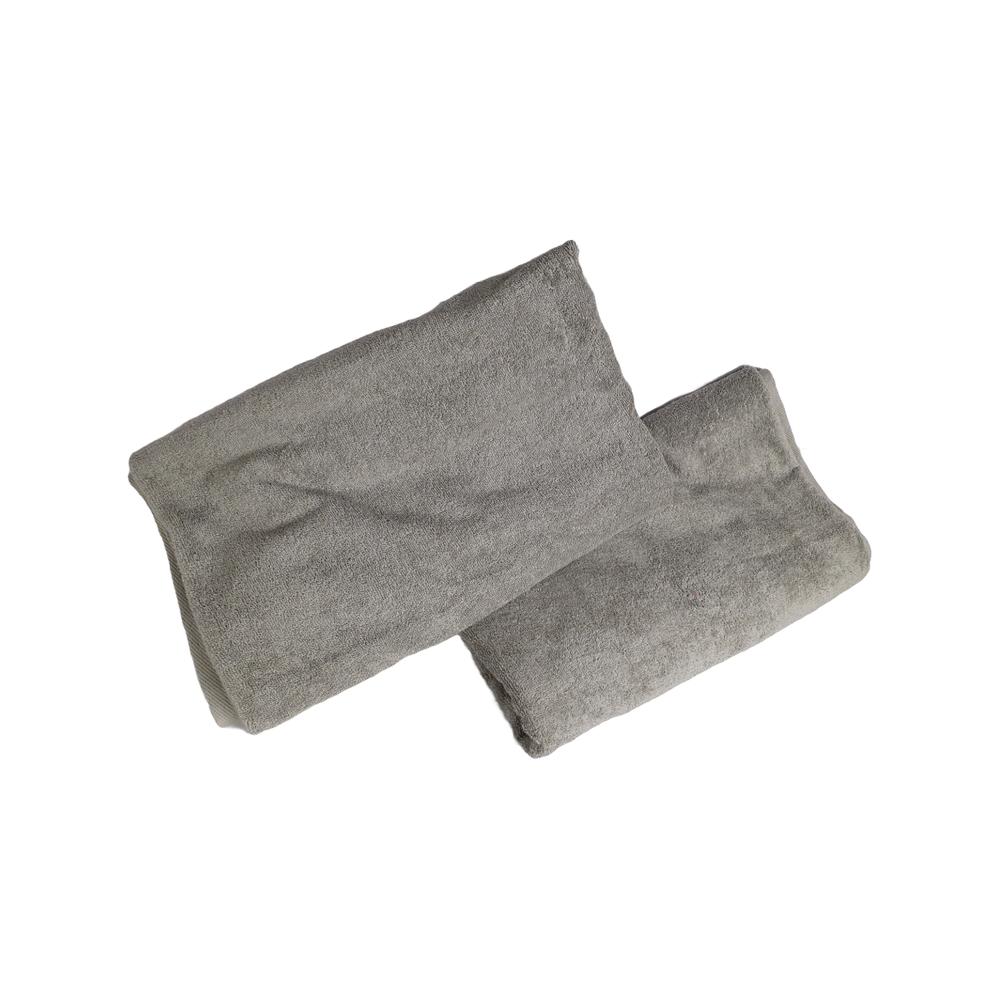 Foto 2 | Set de Toallas 200 x 90 cm 2 piezas Gris