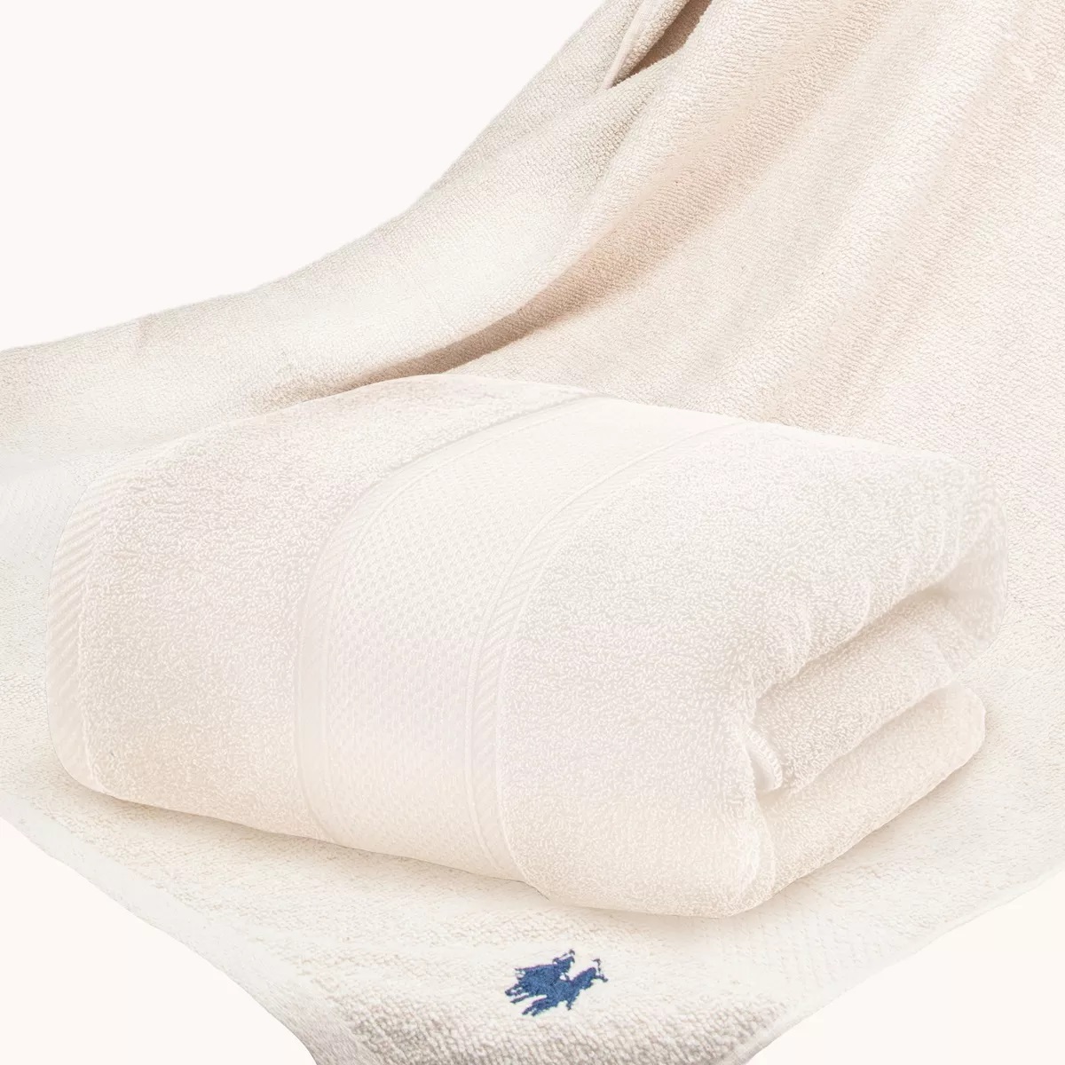 Toalla de Baño Polo Club Beige 140 x 70 cm