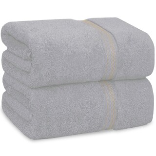 Foto 1 | Toalla De Baño Grande Completo 100% Algodón Suave Color Gris