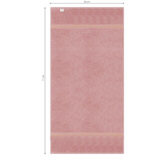 Foto 4 | Toalla De Baño Grande Completo 100% Algodón Suave Color Rosa