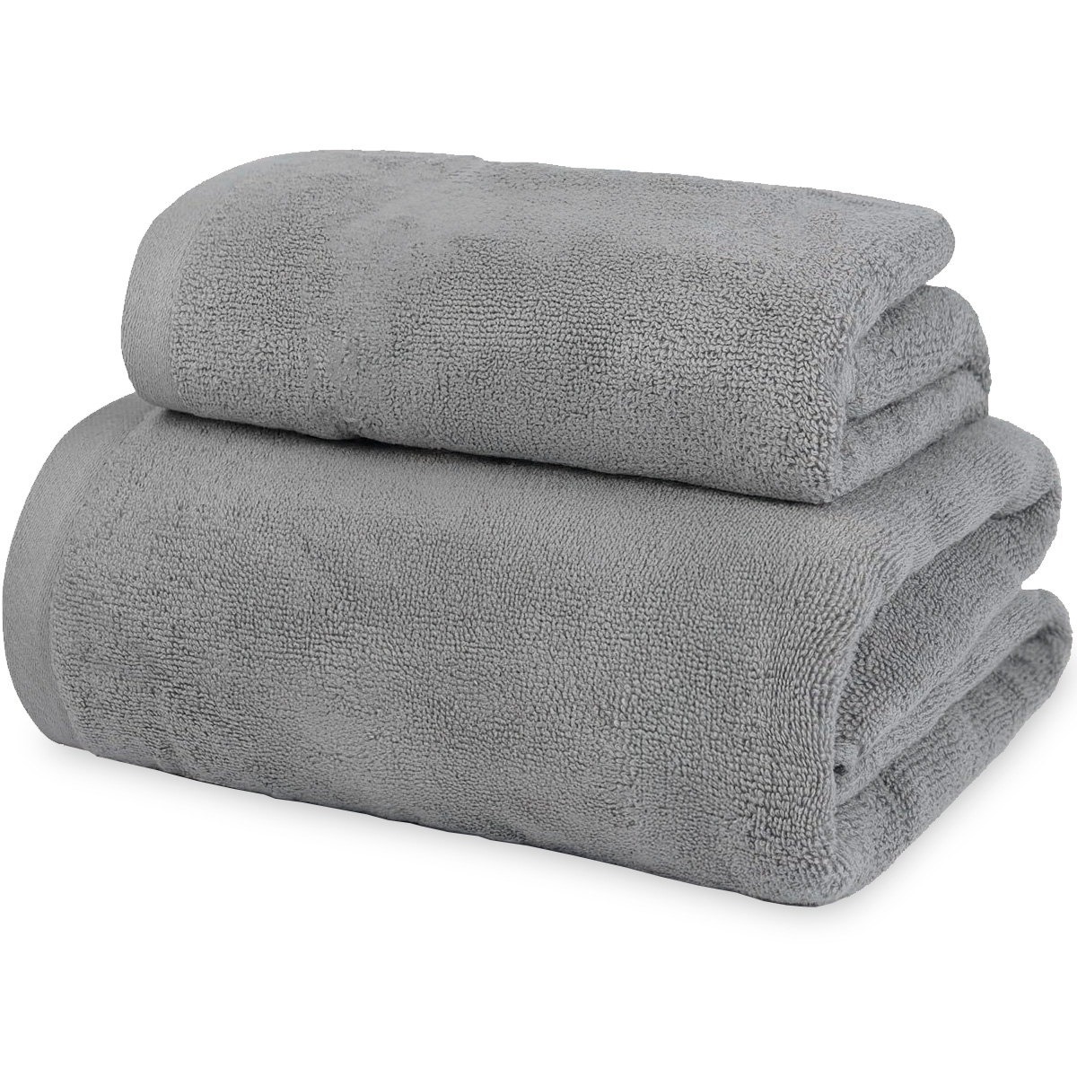 Toalla De Baño Grande Completo 100% Algodón Suave Pack 2 Piezas 1 Chica 1 Grande