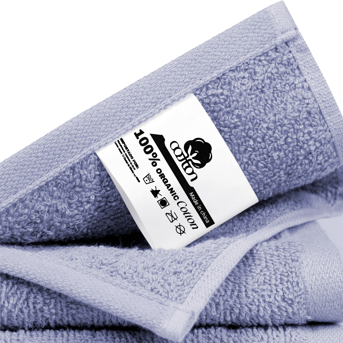 Foto 6 | Toalla De Baño Grande Completo 100% Algodón Suave Color Azul