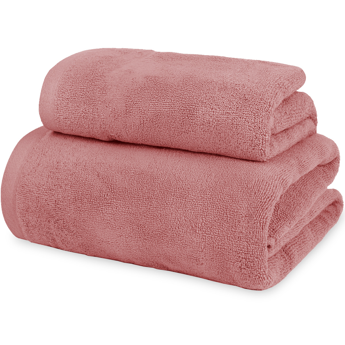 Toalla De Baño Grande Completo 100% Algodón Suave Pack 2 Piezas 1 Chica 1 Grande
