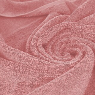 Foto 2 | Toalla De Baño Grande Completo 100% Algodón Suave Color Rosa