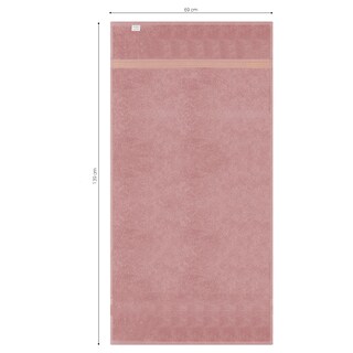 Foto 4 | Toalla De Baño Grande Completo 100% Algodón Suave Color Rosa