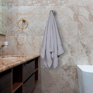 Foto 4 | Toalla De Baño Grande Completo 100% Algodón Suave Color Pack 5 Piezas Gris