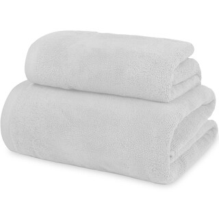 Foto 1 | Toalla De Baño Grande Completo 100% Algodón Suave Pack 2 Piezas 1 Chica 1 Grande