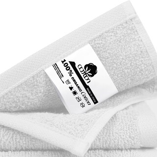 Foto 6 | Toalla De Baño Grande Completo 100% Algodón Suave Color Blanco