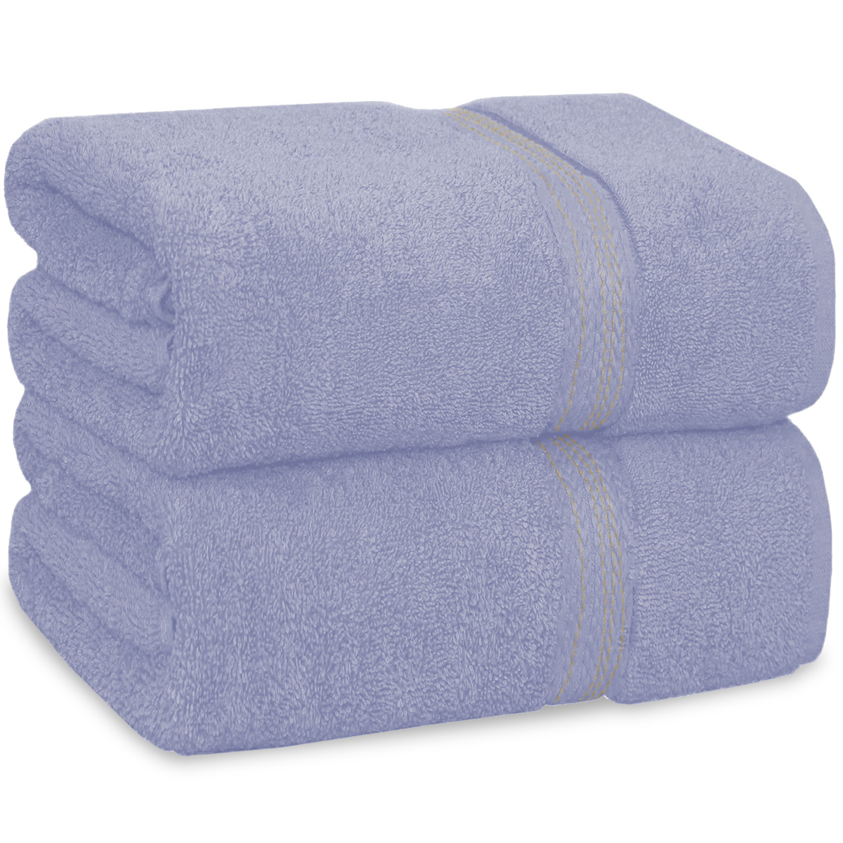 Toalla De Baño Grande Completo 100% Algodón Suave Color Azul
