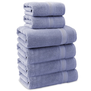 Foto 1 | Juego de Toallas de Baño 4 Piezas Azul