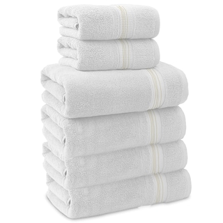 Foto 1 | Juego de Toallas de Baño Blanco 4 Piezas