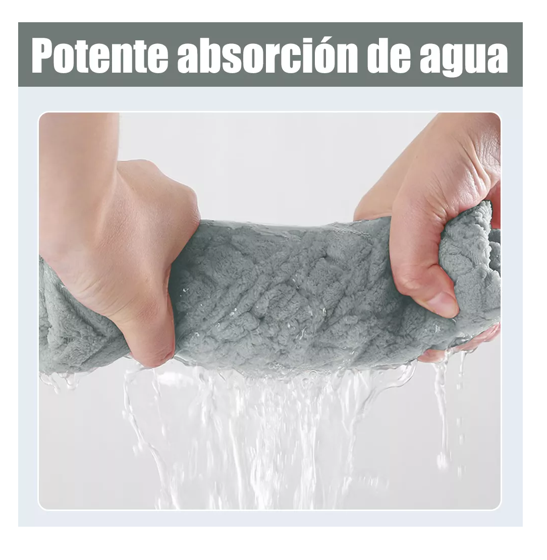 Foto 5 pulgar | Toallas De Baño Completo Grande 70 × 140 Cm 3 Piezas, Gris Oscuro Y Gris Claro Y Beige