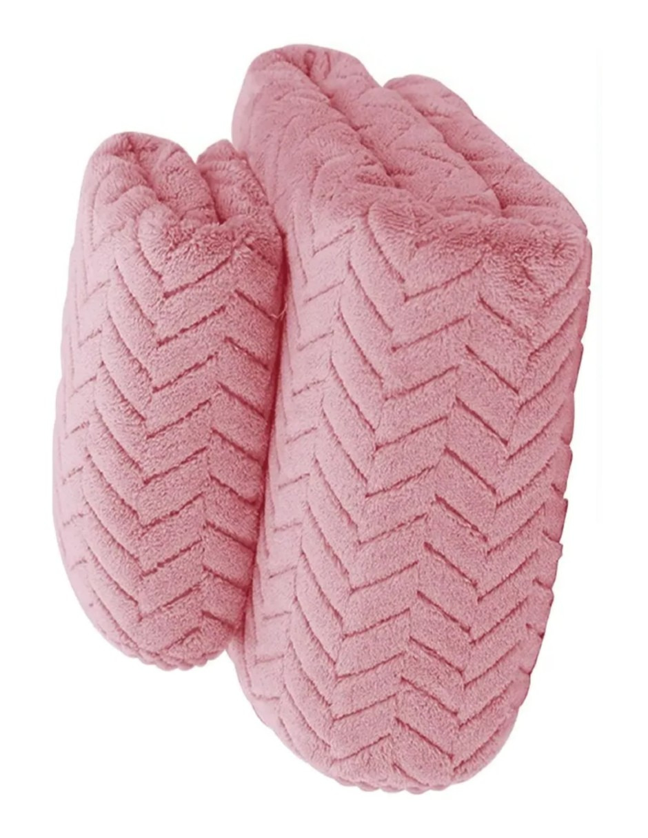 Foto 4 pulgar | 2pcs Tuallas Y Toalla Baño Completo Grande Lana Coral Suave Rosa + Termo Gratis Güish